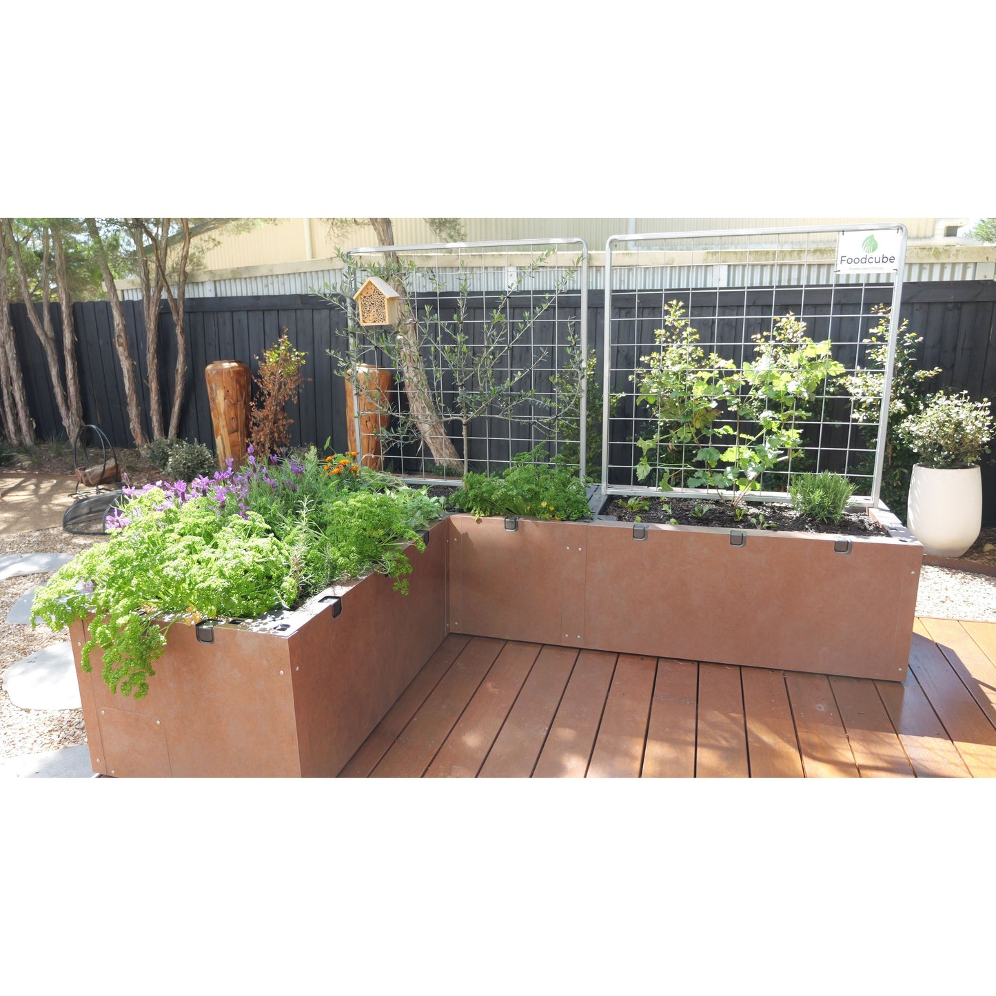 The Block Bundle 1 - Foodcube corner raised garden bed