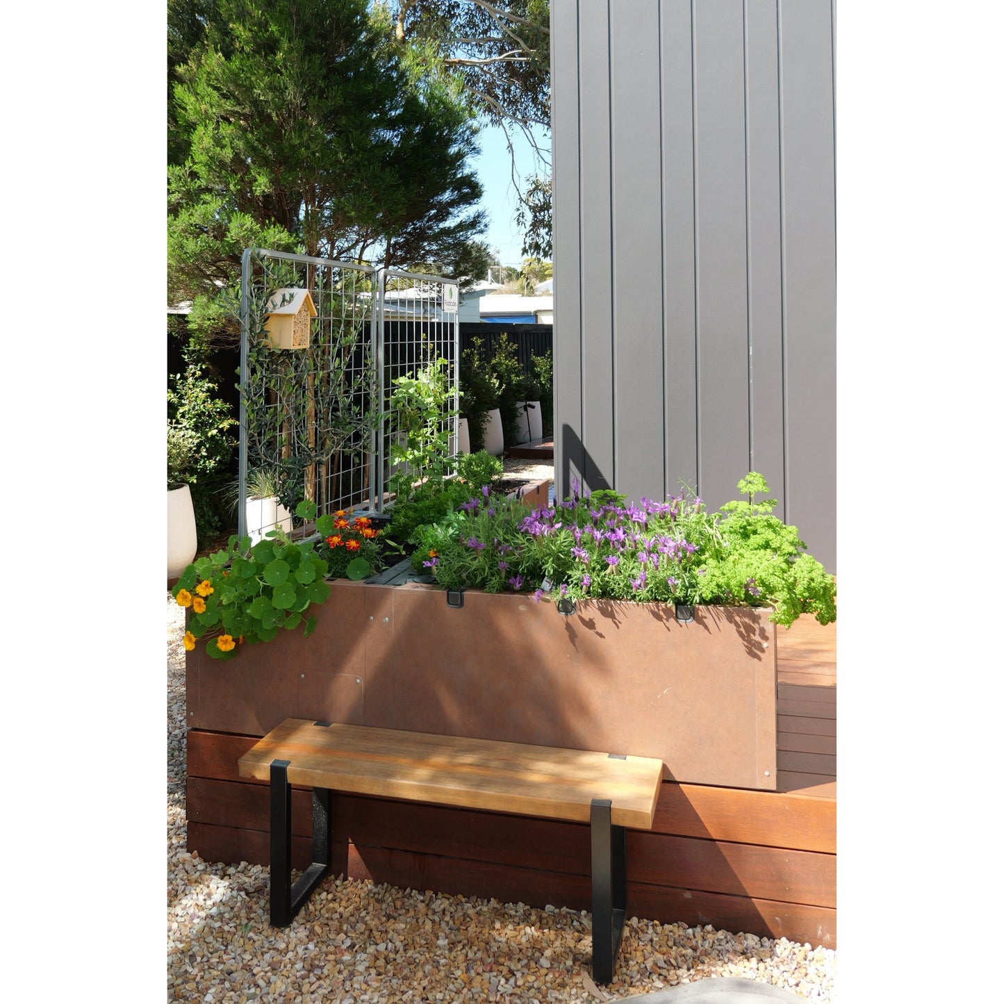 The Block Bundle 1 - Foodcube corner raised garden bed