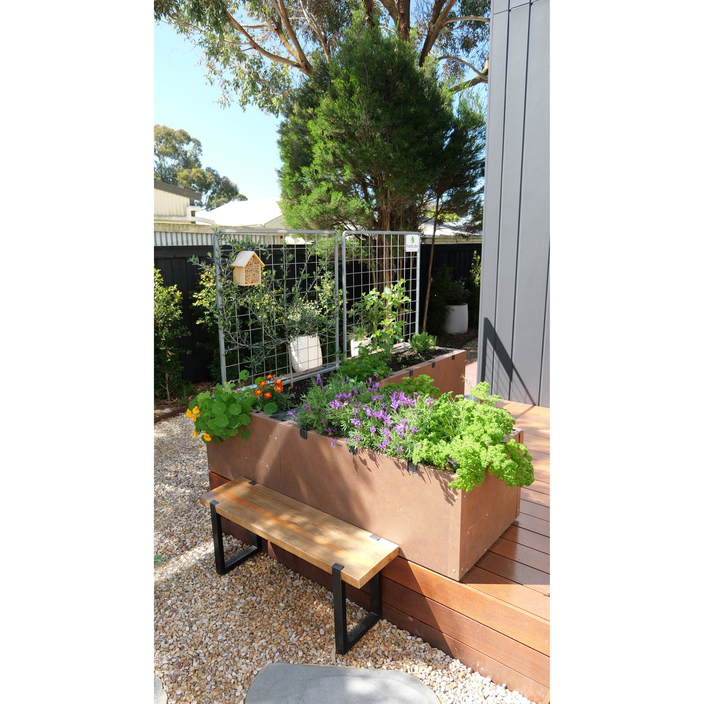 The Block Bundle 1 - Foodcube corner raised garden bed