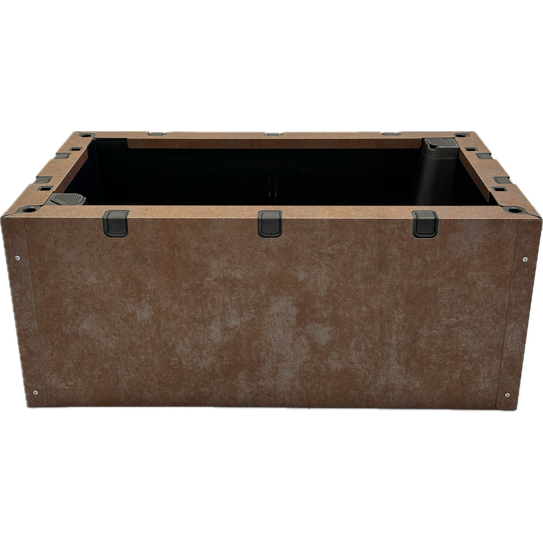 A brown cladding panel, designed to surround a Foodcube Slim unit.