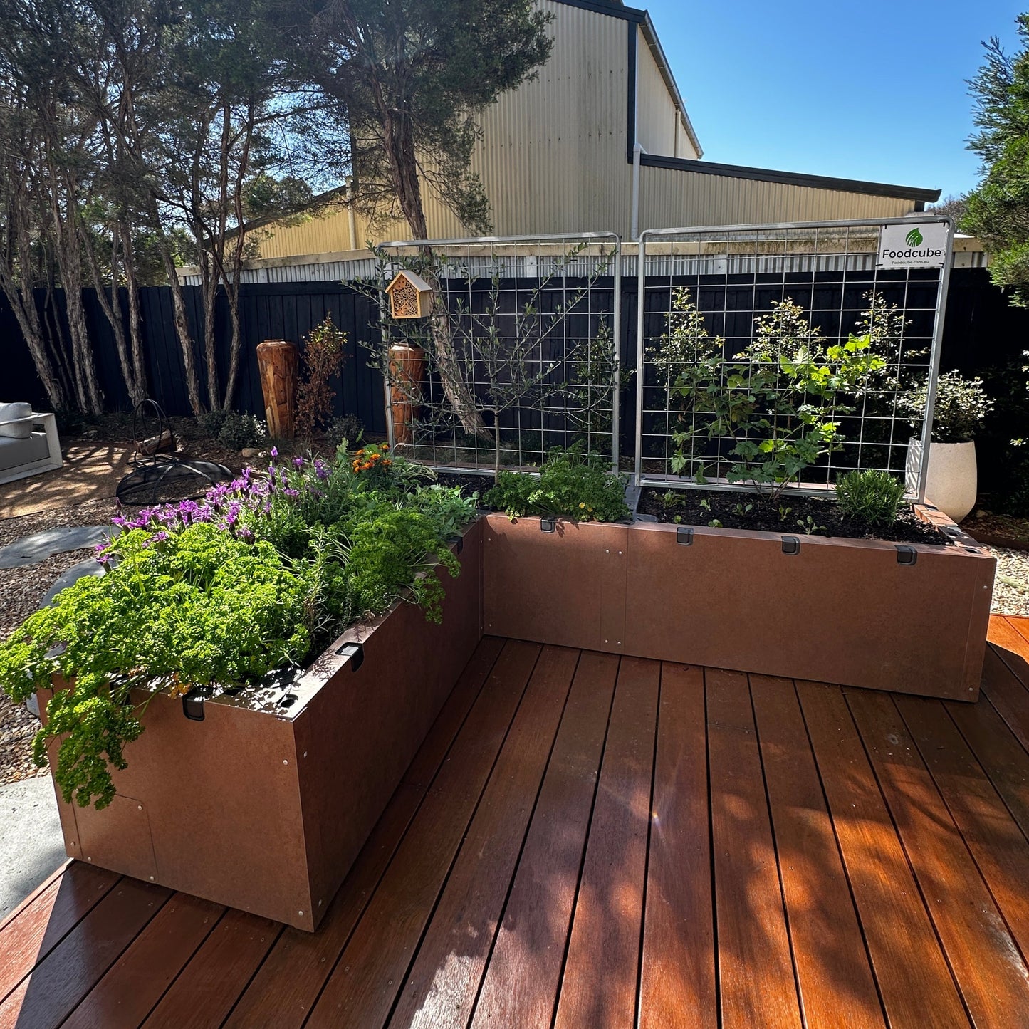 The Block Bundle 1 - Foodcube corner raised garden bed