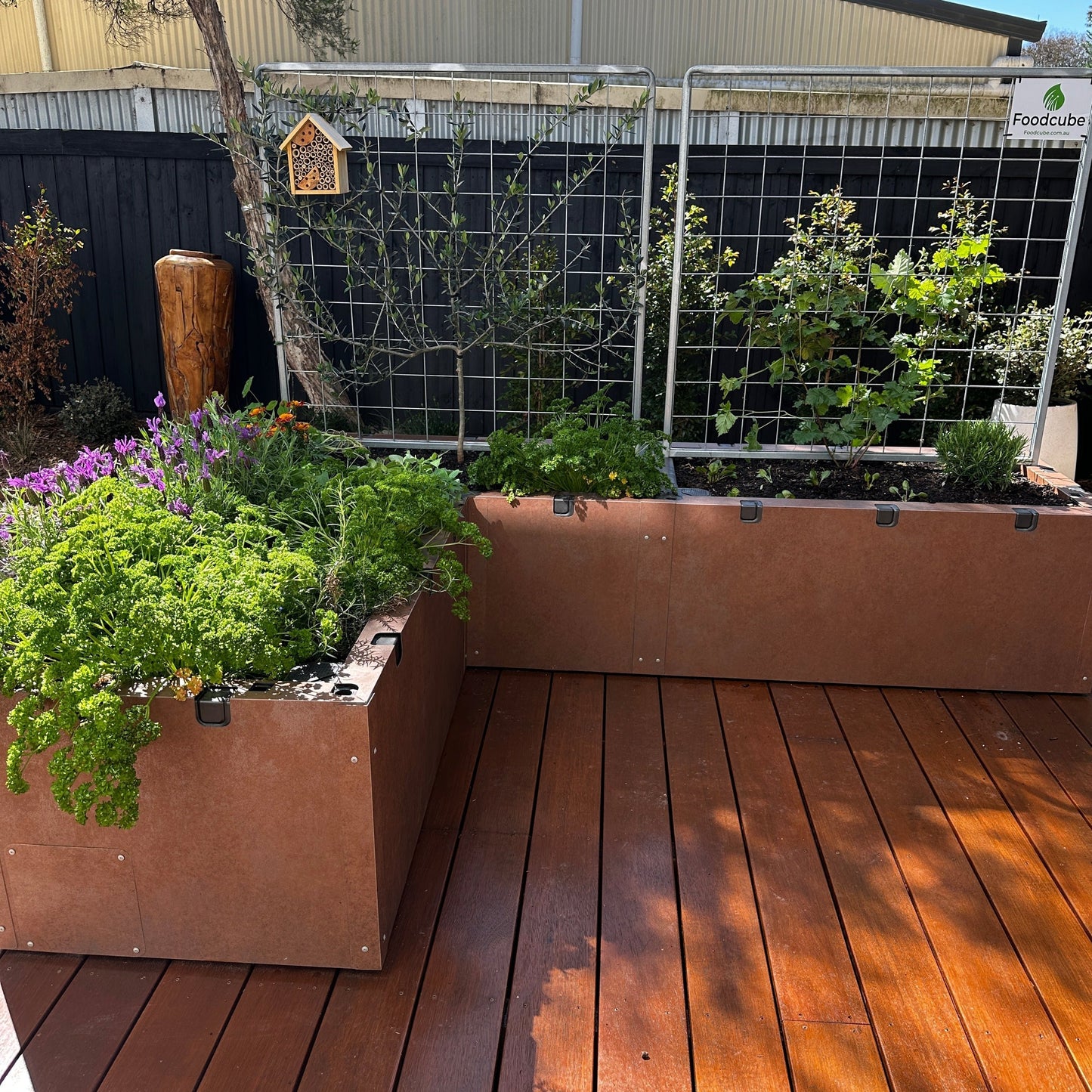 The Block Bundle 1 - Foodcube corner raised garden bed