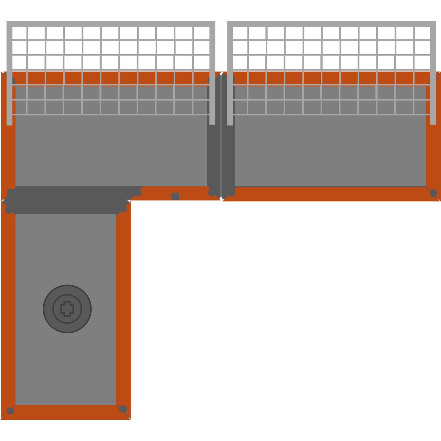 The Block Bundle 1 - Foodcube corner raised garden bed