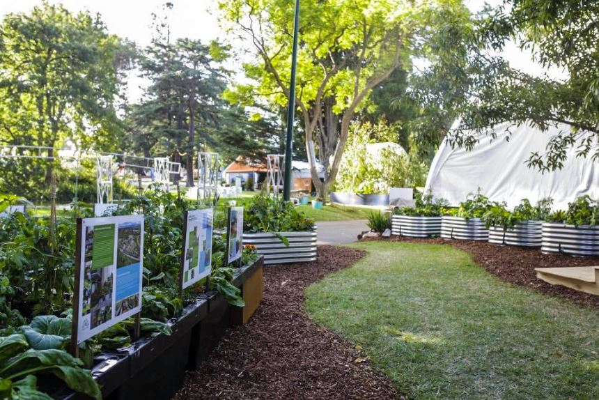 Biofilta launches wicking bed at Melbourne International Flower and Ga