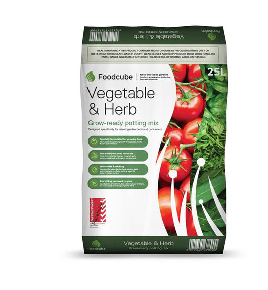 Foodcube Vegetable & Herb Mix Pack to suit 1 x Foodcube (13 Bags)