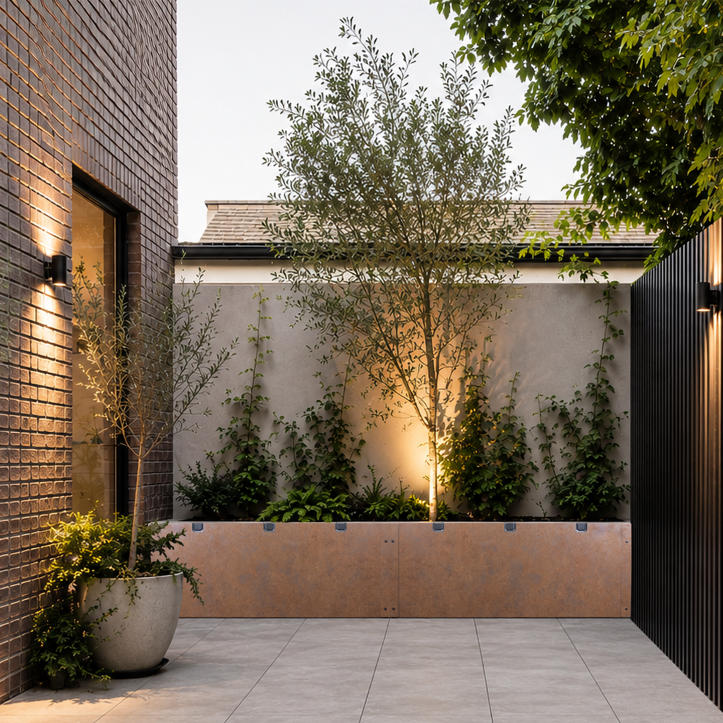 Slim Cladding Single Set 500mm (Weathered Iron)